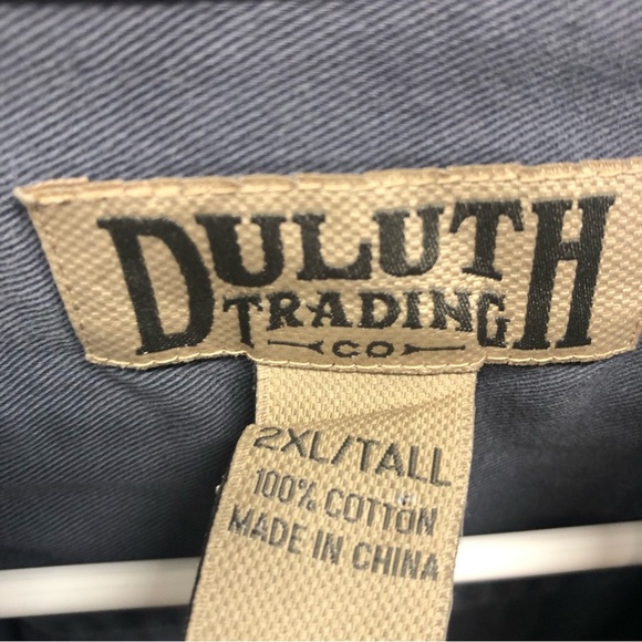 Duluth trading co. Workshirt, blue, EUC - Picture 8 of 11
